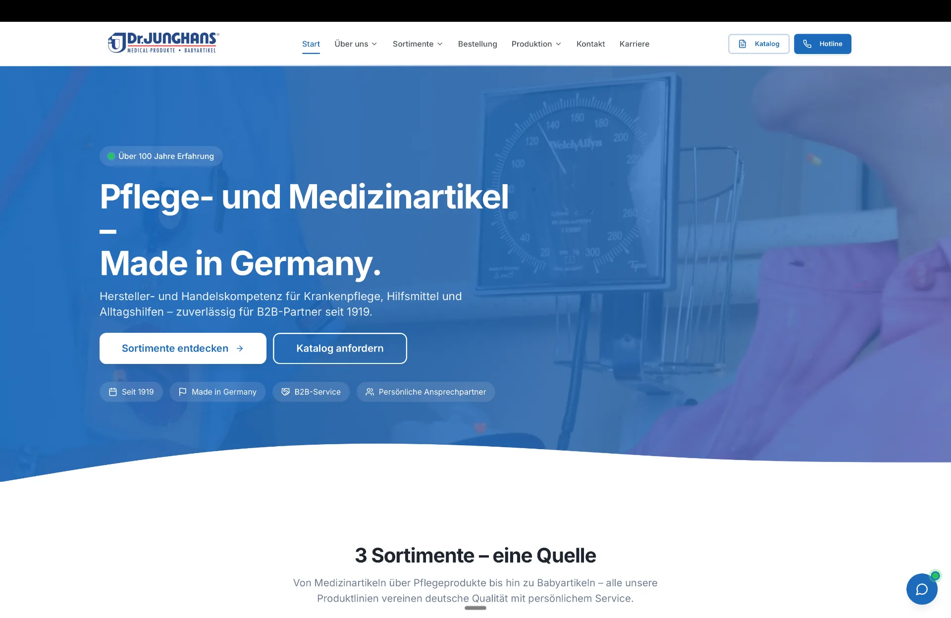 Projekt Dr. Junghans Medical